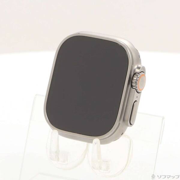 【中古】Apple(アップル) Apple Watch Ultra 2 GPS + Cellular 49mm チタニウムケース バンド無し 【377-ud】