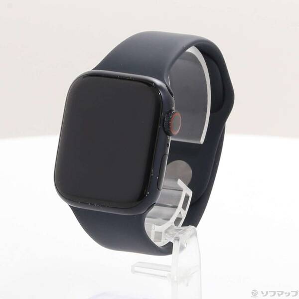 【中古】Apple(アップル) Apple Watch Series 9 GPS + Cellular 41mm ミッドナイトアルミニウムケース ミッドナイトスポーツバンド 【348-ud】