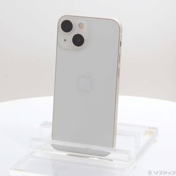 【中古】Apple(アップル) iPhone13 mini 128GB スターライト MLJE3J／A SIMフリー 【295-ud】