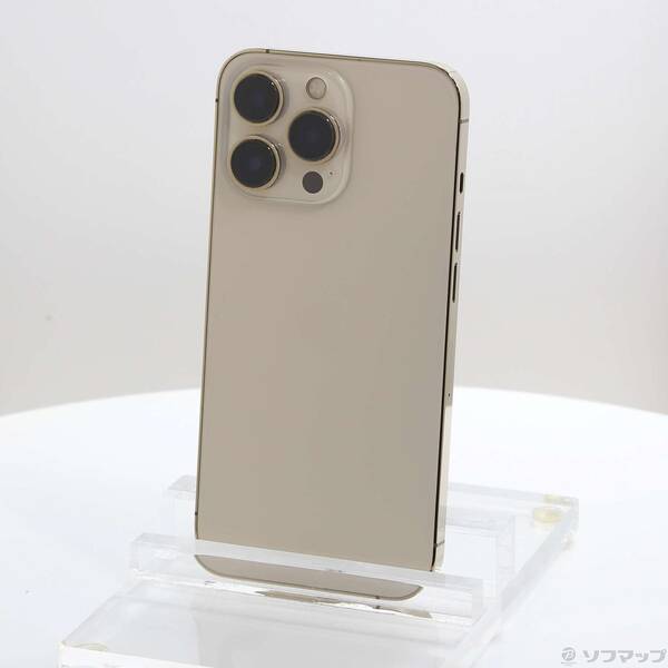 【中古】Apple(アップル) iPhone13 Pro 256GB ゴールド MLUQ3J／A SIMフリー 【305-ud】