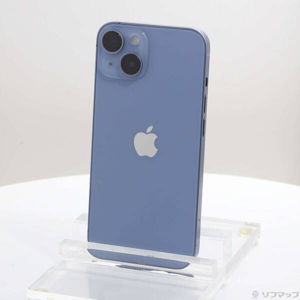 【中古】Apple(アップル) iPhone14 256GB ブルー MPWN3J／A SIMフリー 【349-ud】