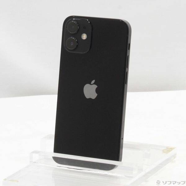 【中古】Apple(アップル) iPhone12 mini 128GB ブラック MGDJ3J／A SIMフリー 【377-ud】