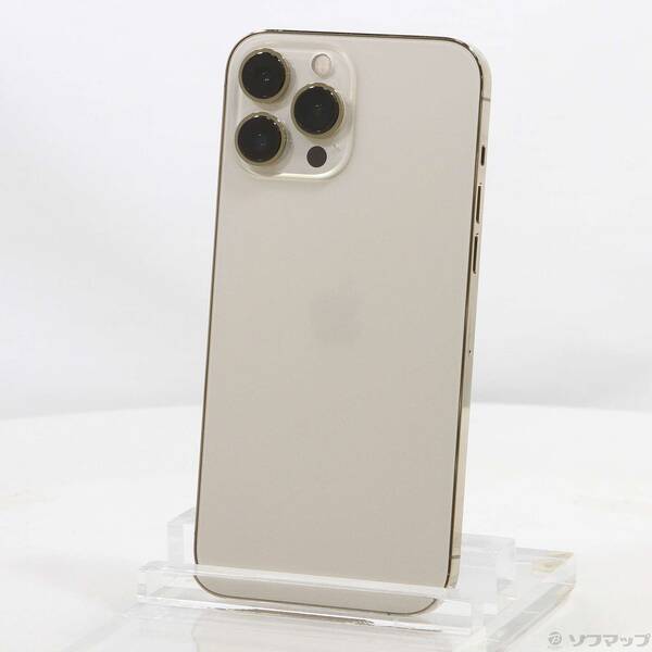 【中古】Apple(アップル) iPhone13 Pro Max 512GB ゴールド MLJV3J／A SIM無償性 【305-ud】