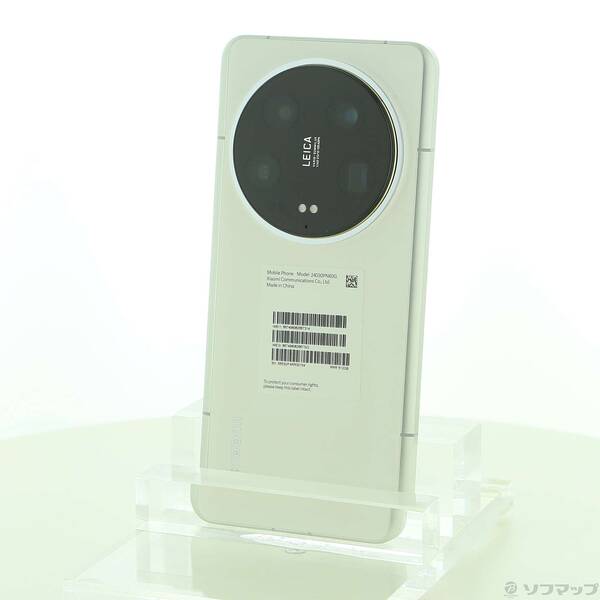 【中古】Xiaomi(シャオミ) Xiaomi 14 Ultra 512GB 白いこと MZB0HB1JP SIM無償性 【377-ud】