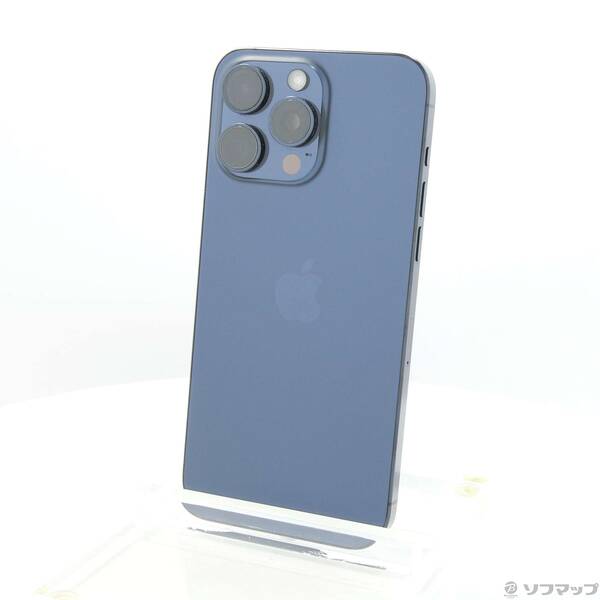 【中古】Apple(アップル) iPhone15 Pro Max 256GB ブルーチタニウム NU6T3J／A SIMフリー 【377-ud】｜ソフマップ中古専門店