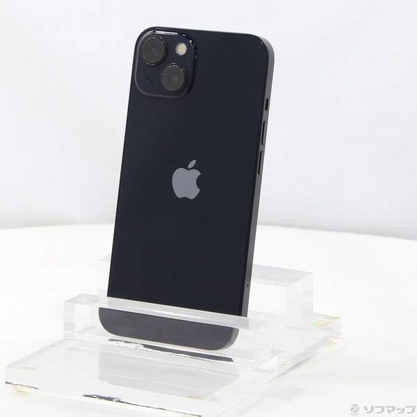 【中古】Apple(アップル) iPhone13 128GB ミッドナイト MLNC3J／A SIMフリー 【377-ud】