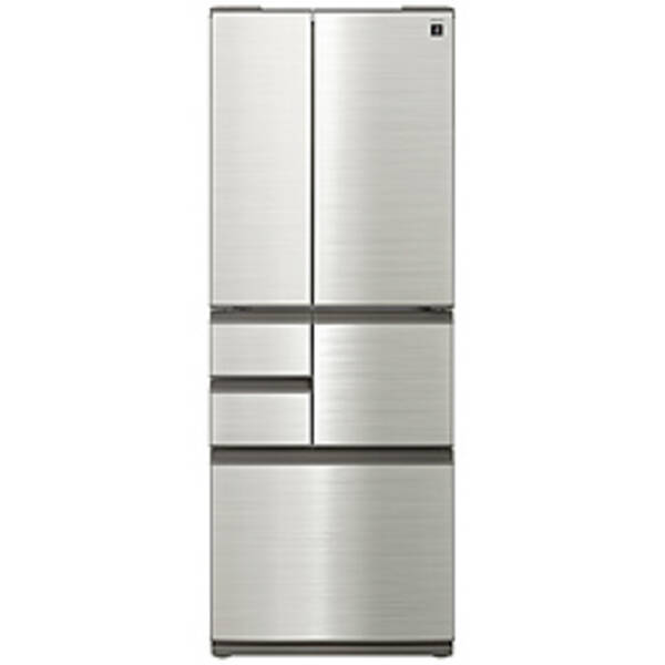 【中古】SHARP(シャープ) 〔展示品〕 冷蔵庫 ステンレスシルバー SJ-SF50P-S ［幅68.5cm ／502L ／6ドア ／観音開きタイプ］ 【276-ud】