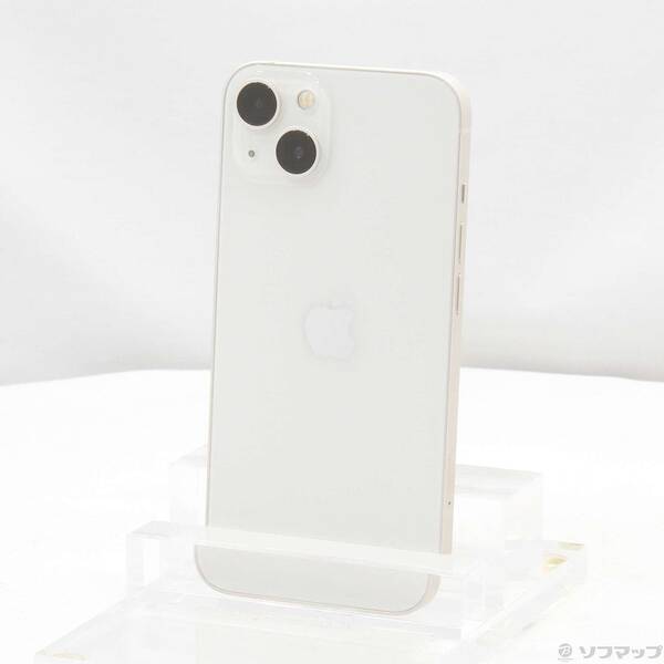 【中古】Apple(アップル) iPhone13 128GB スターライト MLND3J／A SIMフリー 【295-ud】