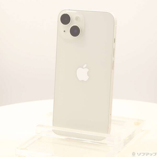 【中古】Apple(アップル) iPhone14 256GB スターライト MPW33J／A SIMフリー 【352-ud】