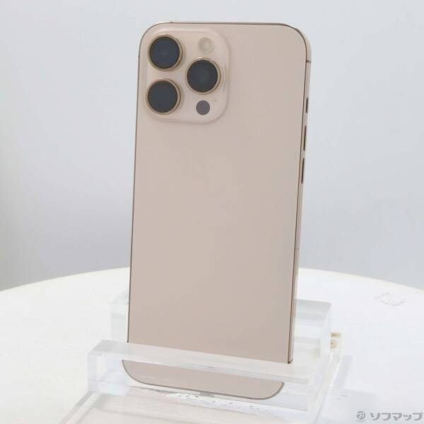 【中古】Apple(アップル) iPhone16 Pro Max 512GB デザートチタニウム MYWN3J／A SIMフリー 【269-ud】