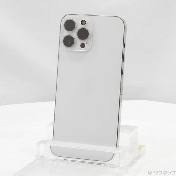 【中古】Apple(アップル) iPhone13 Pro Max 512GB しろがね色 MLJT3J／A SIM無償性 【305-ud】