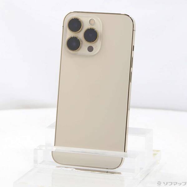 【中古】Apple(アップル) iPhone13 Pro 512GB ゴールド MLUY3J／A SIMフリー 【368-ud】