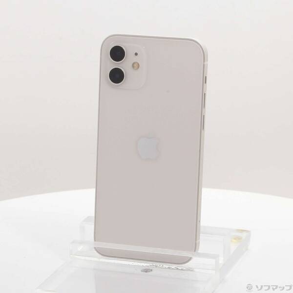 【中古】Apple(アップル) iPhone12 64GB ホワイト MGHP3J／A SIMフリー 【269-ud】