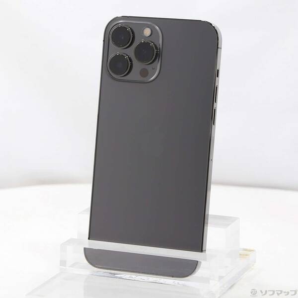 【中古】Apple(アップル) iPhone13 Pro Max 128GB グラファイト MLJ43J／A SIMフリー 【344-ud】
