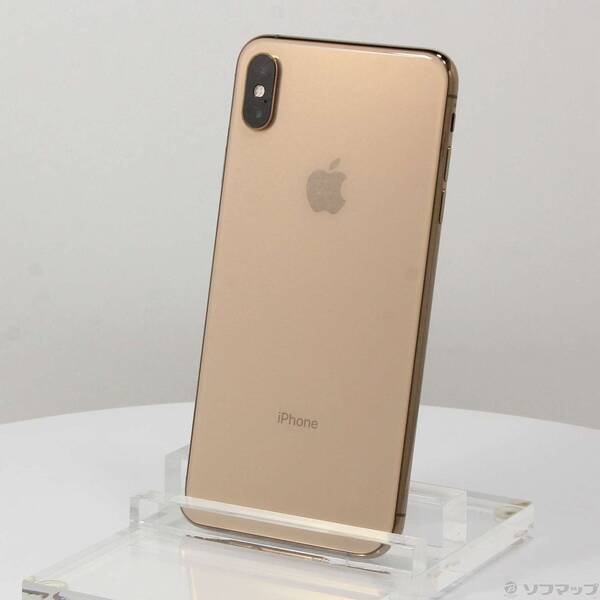 【中古】Apple(アップル) iPhoneXS Max 256GB ゴールド MT6W2J／A SoftBank 【258-ud】