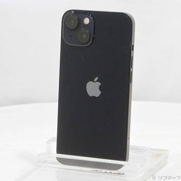 【中古】Apple(アップル) iPhone13 128GB ミッドナイト MLNC3J／A SIMフリー 【368-ud】