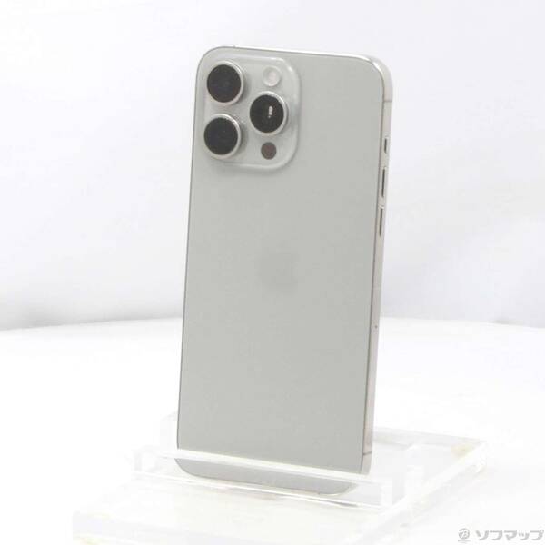 【中古】Apple(アップル) iPhone15 Pro Max 256GB ナチュラルチタニウム MU6R3J／A SIMフリー 【348-ud】