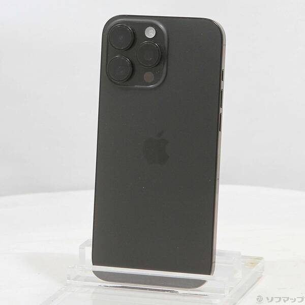 【中古】Apple(アップル) iPhone16 Pro Max 256GB ブラックチタニウム MYWG3J／A SIMフリー 【348-ud】