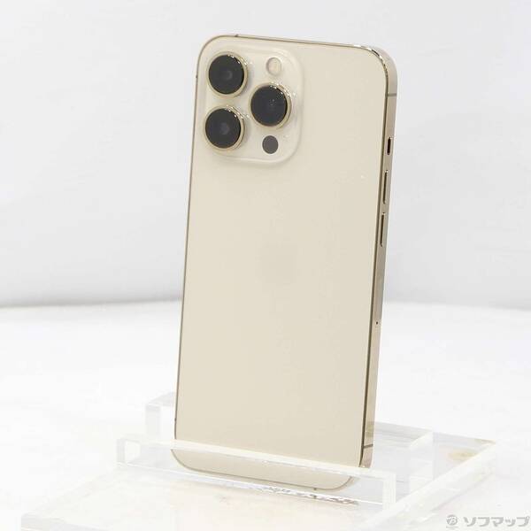 【中古】Apple(アップル) iPhone13 Pro 256GB ゴールド MLUQ3J／A SIMフリー 【251-ud】
