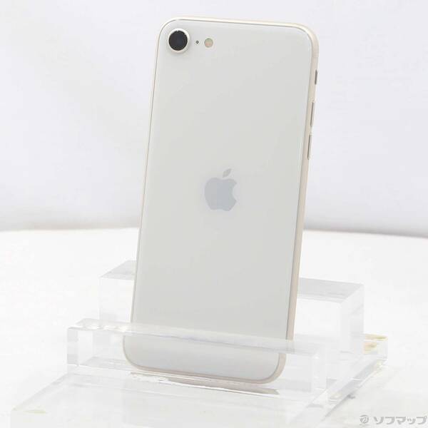 【中古】Apple(アップル) iPhone SE 第3世代 128GB スターライト MMYG3J／A SIMフリー 【269-ud】