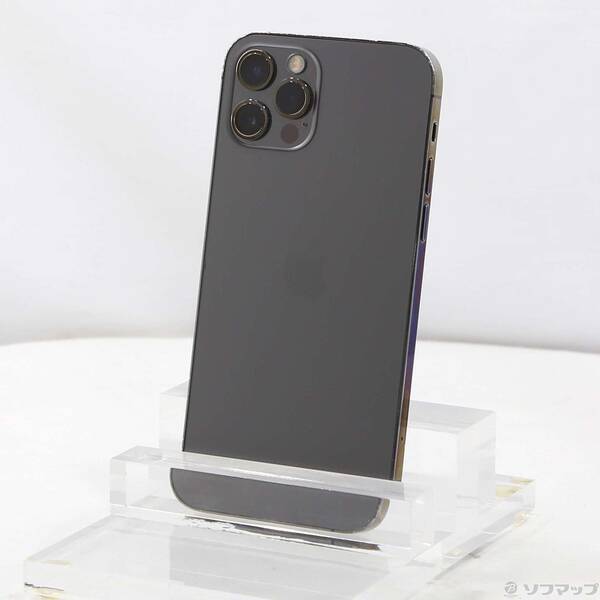 【中古】SoftBank iPhone12 Pro 128GB グラファイト MGM53J／A SoftBank 【276-ud】