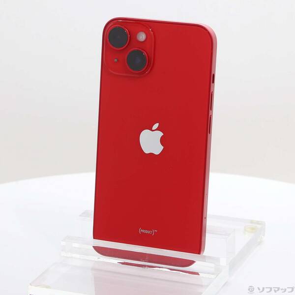 【中古】Apple(アップル) iPhone14 256GB プロダクトレッド MPWG3J／A SIMフリー 【344-ud】