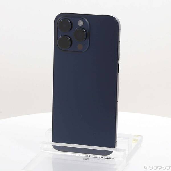 【中古】Apple(アップル) iPhone15 Pro Max 256GB ブルーチタニウム MU6T3J／A SIMフリー 【297-ud】