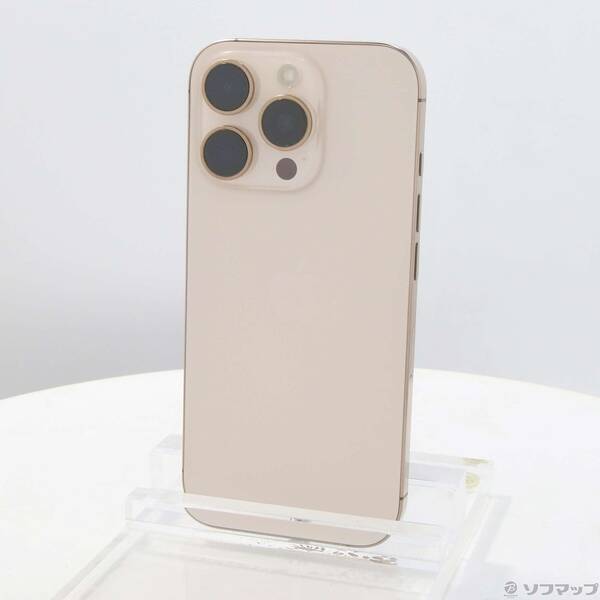 【中古】Apple(アップル) iPhone16 Pro 256GB デザートチタニウム MYN23J／A SIMフリー 【297-ud】
