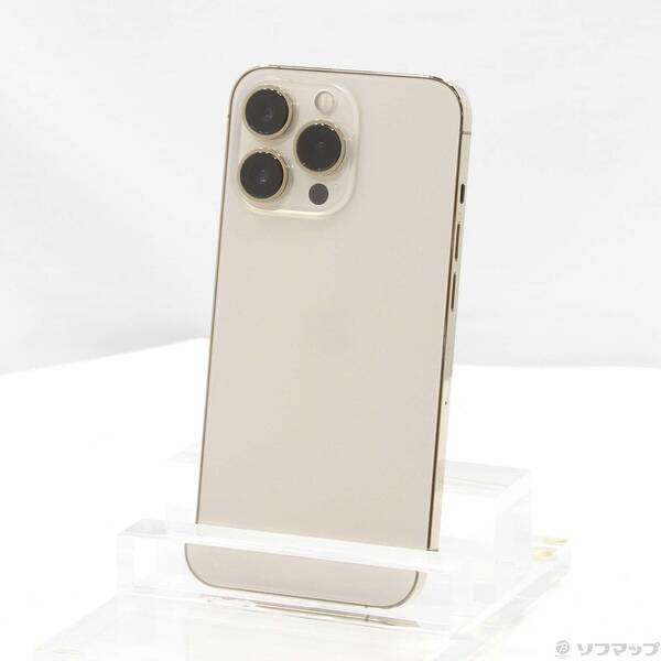 【中古】Apple(アップル) iPhone13 Pro 256GB ゴールド MLUQ3J／A SIMフリー 【305-ud】