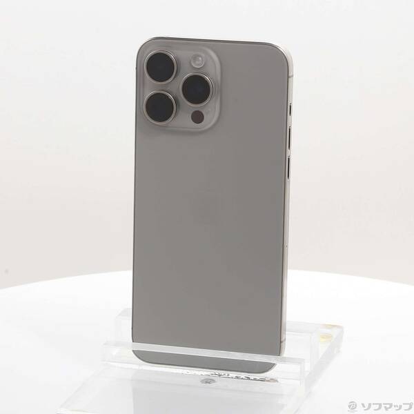 【中古】Apple(アップル) iPhone15 Pro Max 512GB ナチュラルチタニウム MU6W3J／A SIMフリー 【269-ud】