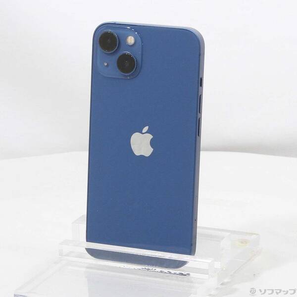 【中古】Apple(アップル) iPhone13 128GB ブルー MLNG3J／A SIMフリー 【295-ud】