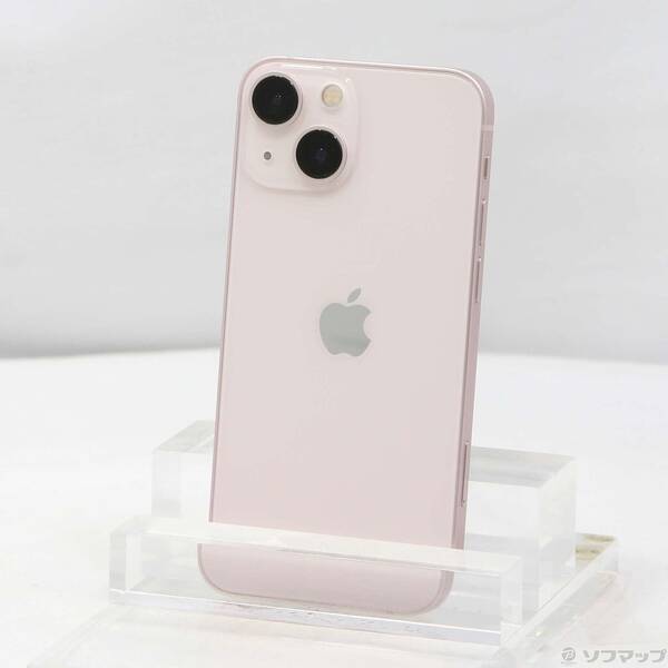 【中古】Apple(アップル) iPhone13 mini 128GB ピンク MLJF3J／A SIMフリー 【344-ud】