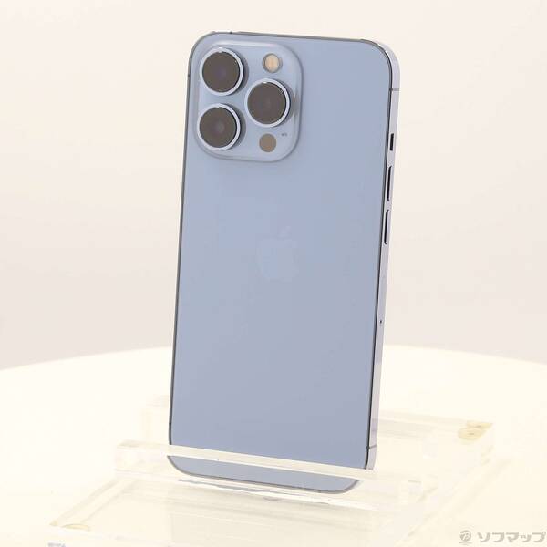【中古】Apple(アップル) iPhone13 Pro 256GB シエラブルー MLUU3J／A SIMフリー 【196-ud】