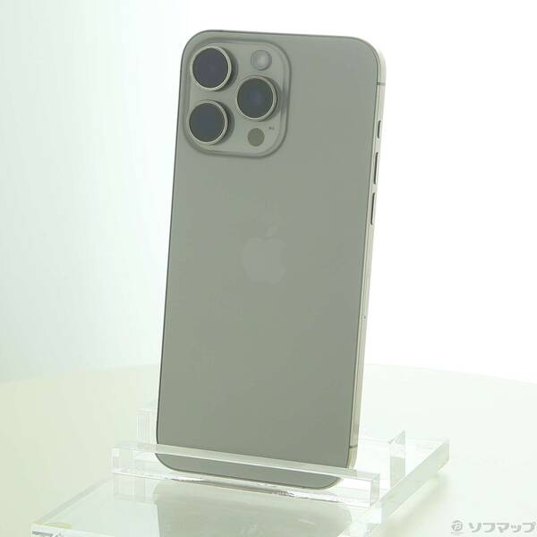 【中古】Apple(アップル) iPhone15 Pro Max 256GB ナチュラルチタニウム MU6R3J／A SIMフリー 【368-ud】