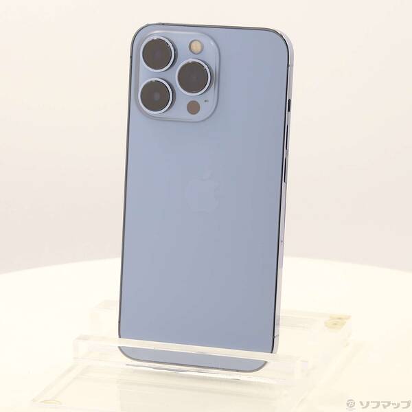 【中古】Apple(アップル) iPhone13 Pro 256GB シエラブルー MLUU3J／A SIMフリー 【251-ud】