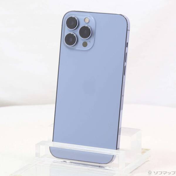 【中古】Apple(アップル) iPhone13 Pro Max 256GB シエラブルー MLJD3J／A SIMフリー 【377-ud】