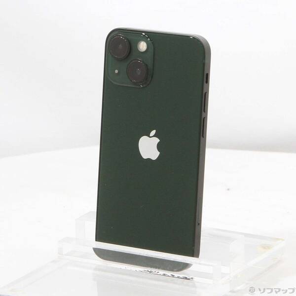 【中古】Apple(アップル) iPhone13 mini 128GB グリーン MNFC3J／A SIMフリー 【377-ud】