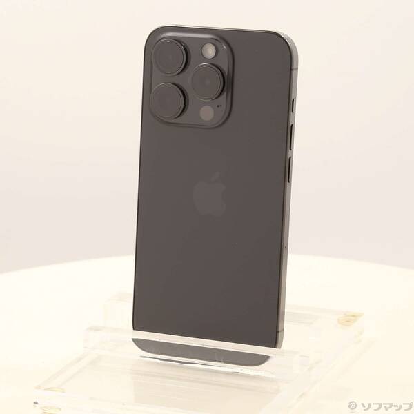 【中古】Apple(アップル) iPhone15 Pro 256GB ブラックチタニウム MTUC3J/A SIMフリー 【368-ud】|ソフマップ中古専門店