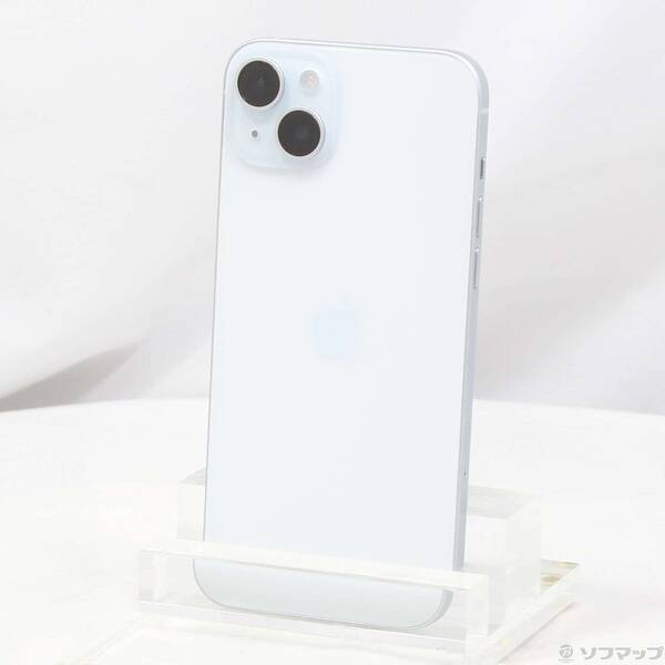 【中古】Apple(アップル) iPhone15 Plus 256GB 青色 MU0N3J／A SIM無償性 【368-ud】
