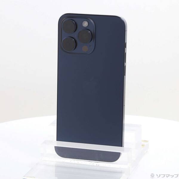 【中古】Apple(アップル) iPhone15 Pro Max 512GB ブルーチタニウム MU6X3J／A SIMフリー 【377-ud】