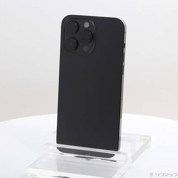 【中古】Apple(アップル) iPhone14 Pro Max 256GB 空白文字黒いこと MQ9A3J／A SIM無償性 【297-ud】
