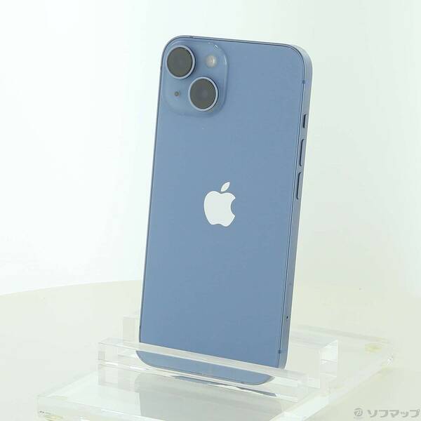 【中古】Apple(アップル) iPhone14 128GB ブルー MPVJ3J／A SIMフリー 【344-ud】