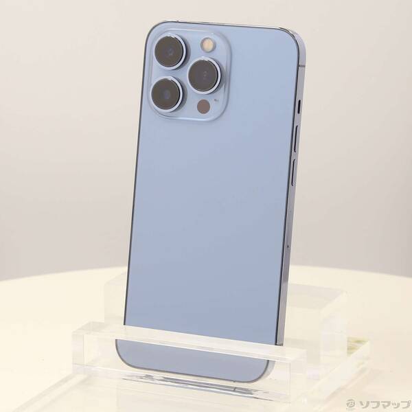 【中古】Apple(アップル) iPhone13 Pro 256GB シエラブルー MLUU3J／A SIMフリー 【371-ud】