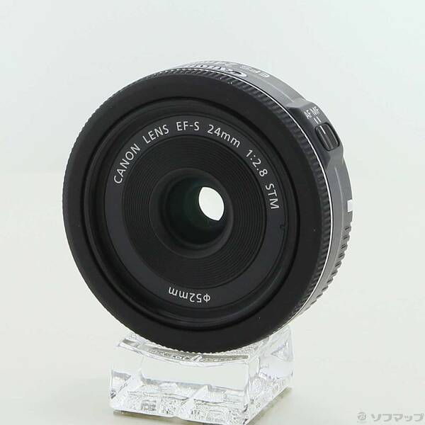 【中古】Canon(キヤノン) Canon EF-S 24mm F2.8 STM EF-S2428STM レンズ 【297-ud】