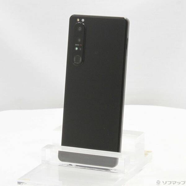 【中古】SONY(ソニー) Xperia 1 III 256GB フロストブラック SOG03 auロック解除SIMフリー 【196-ud】