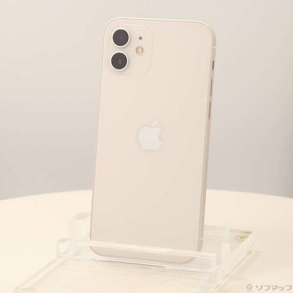 【中古】Apple(アップル) iPhone12 64GB ホワイト MGHP3J／A SIMフリー 【368-ud】