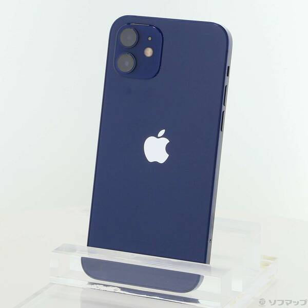 【中古】Apple(アップル) iPhone12 64GB ブルー NGHR3J／A SoftBank 【344-ud】