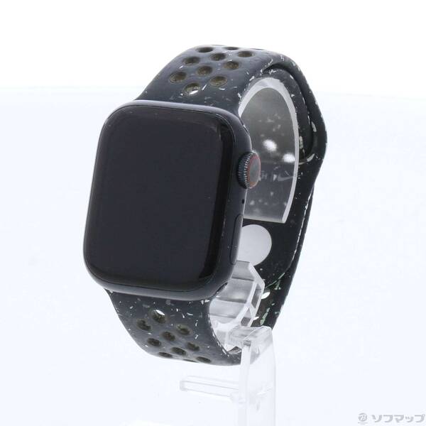 【中古】Apple(アップル) Apple Watch Series 9 GPS + Cellular 41mm ミッドナイトアルミニウムケース ミッドナイトスカイNikeスポーツバンド 【258-ud】