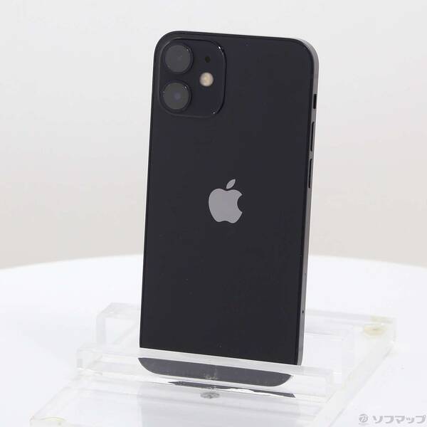 【中古】Apple(アップル) iPhone12 mini 128GB ブラック MGDJ3J／A SIMフリー 【371-ud】