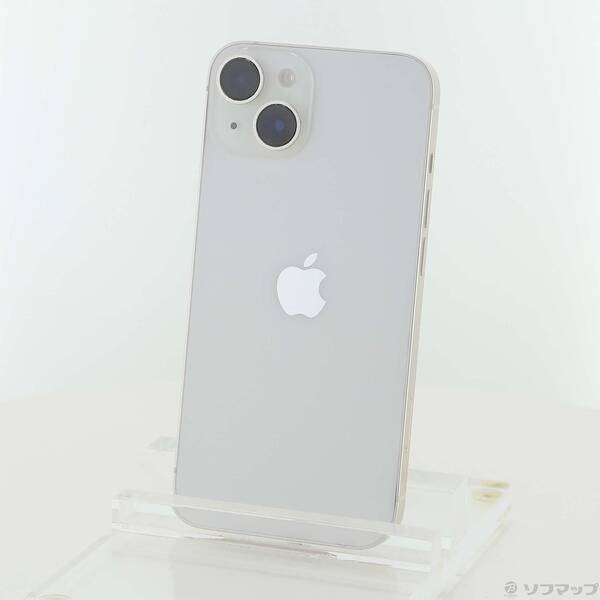 【中古】Apple(アップル) iPhone14 128GB スターライト MPUQ3J／A SIMフリー 【377-ud】｜ソフマップ中古専門店